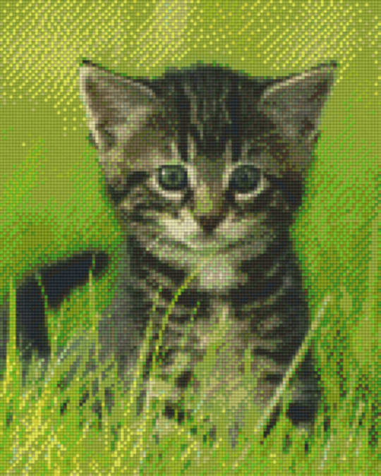 Little Kitten Nine [9] Baseplate PixelHobby Mini-mosaic Art Kit